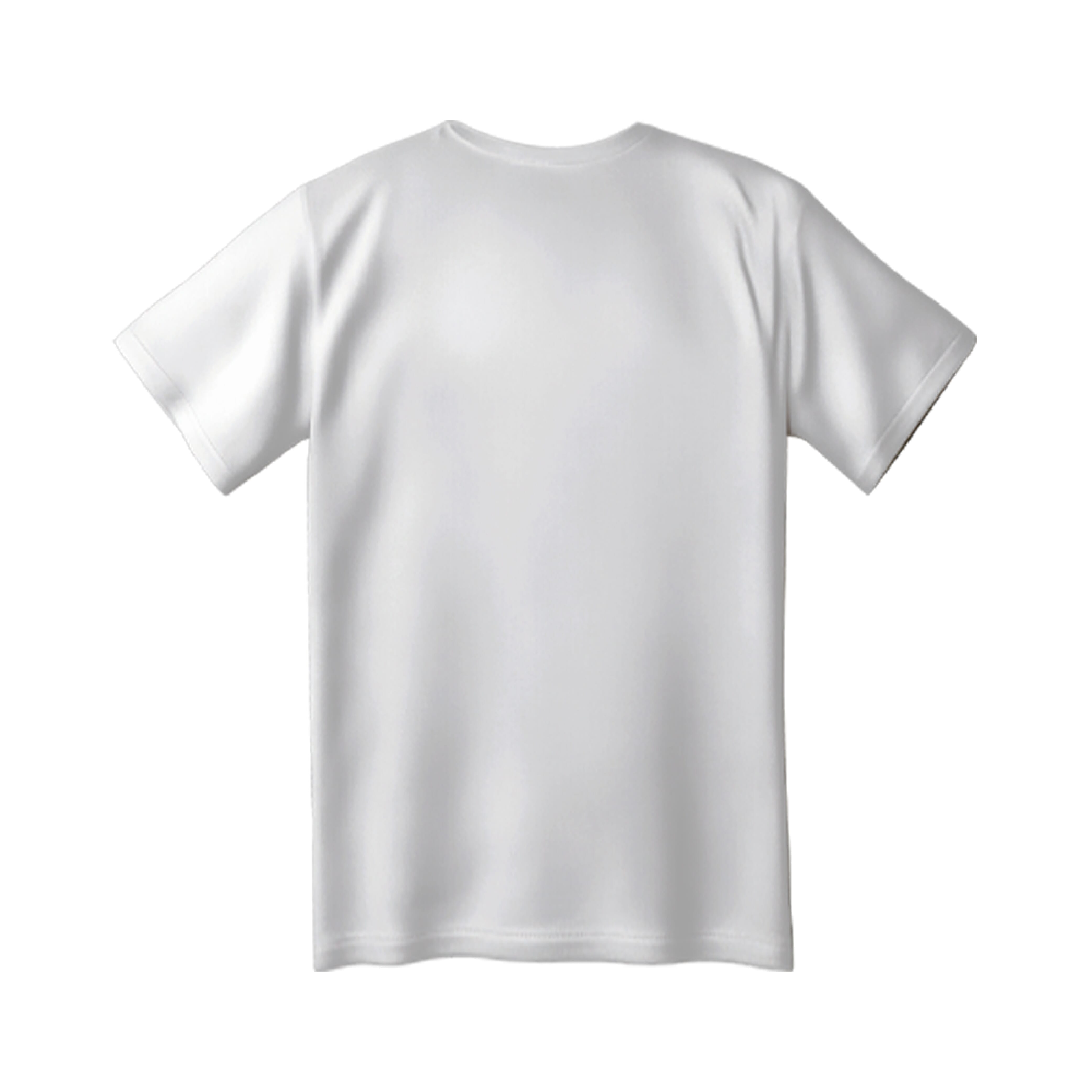 Vibrant Vibes Pima Round Neck T-Shirt - White